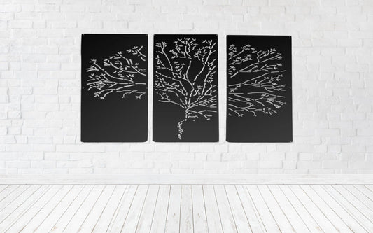 ABSTRACT TREE MULTI-PANEL SET