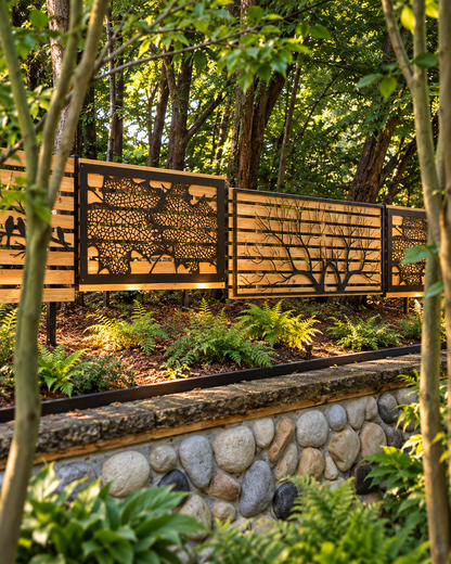 OAK LEAF VEIN DECORATIVE ALUMINUM PANEL