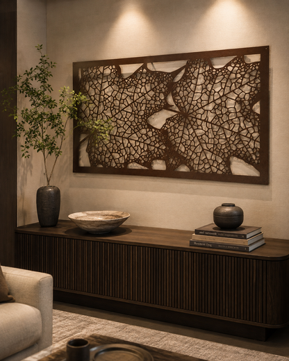 MAPLE LEAF VEIN DECORATIVE ALUMINUM PANEL