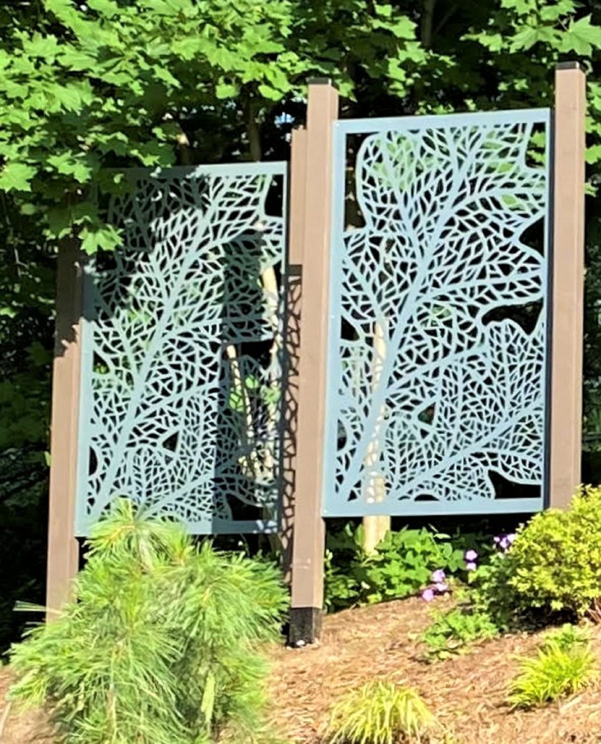 OAK LEAF VEIN DECORATIVE ALUMINUM PANEL