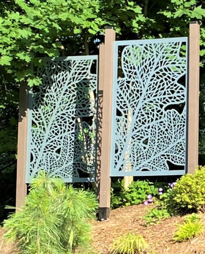 OAK LEAF VEIN DECORATIVE ALUMINUM PANEL