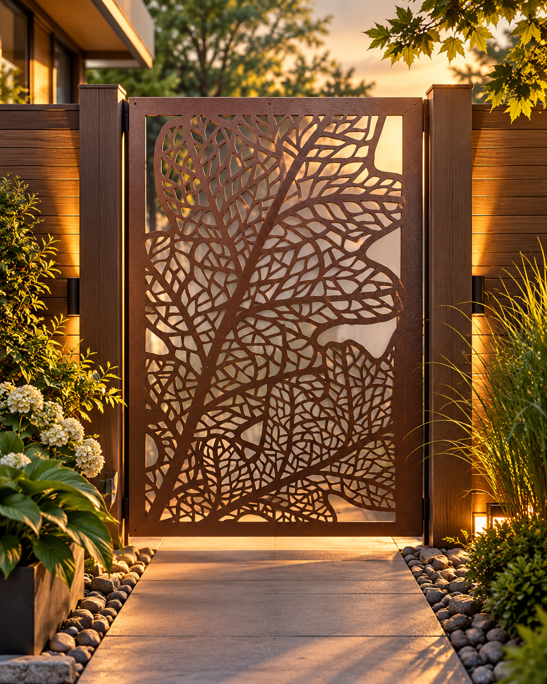 OAK LEAF VEIN DECORATIVE ALUMINUM PANEL
