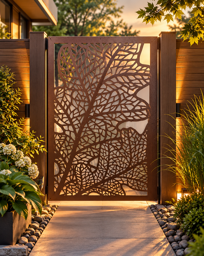 OAK LEAF VEIN DECORATIVE ALUMINUM PANEL