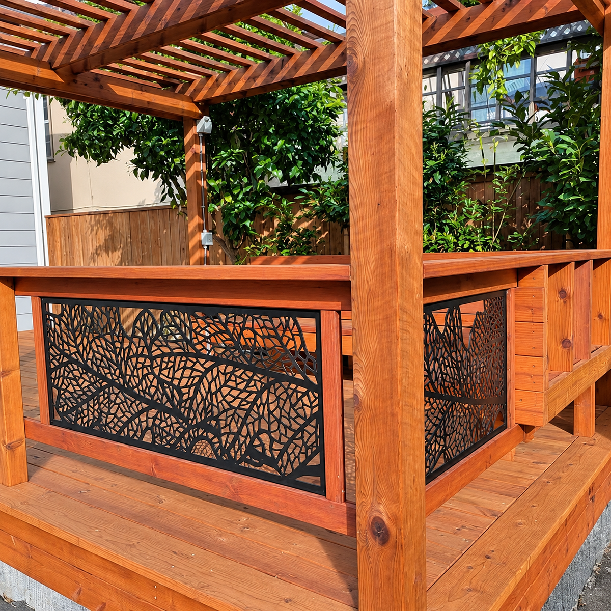 OAK LEAF VEIN DECORATIVE ALUMINUM PANEL
