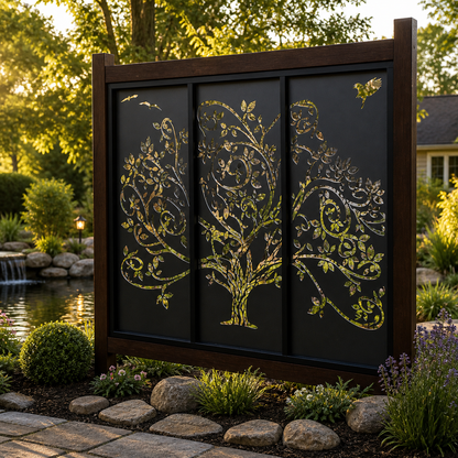 WISPY TREE 3 PANEL SET