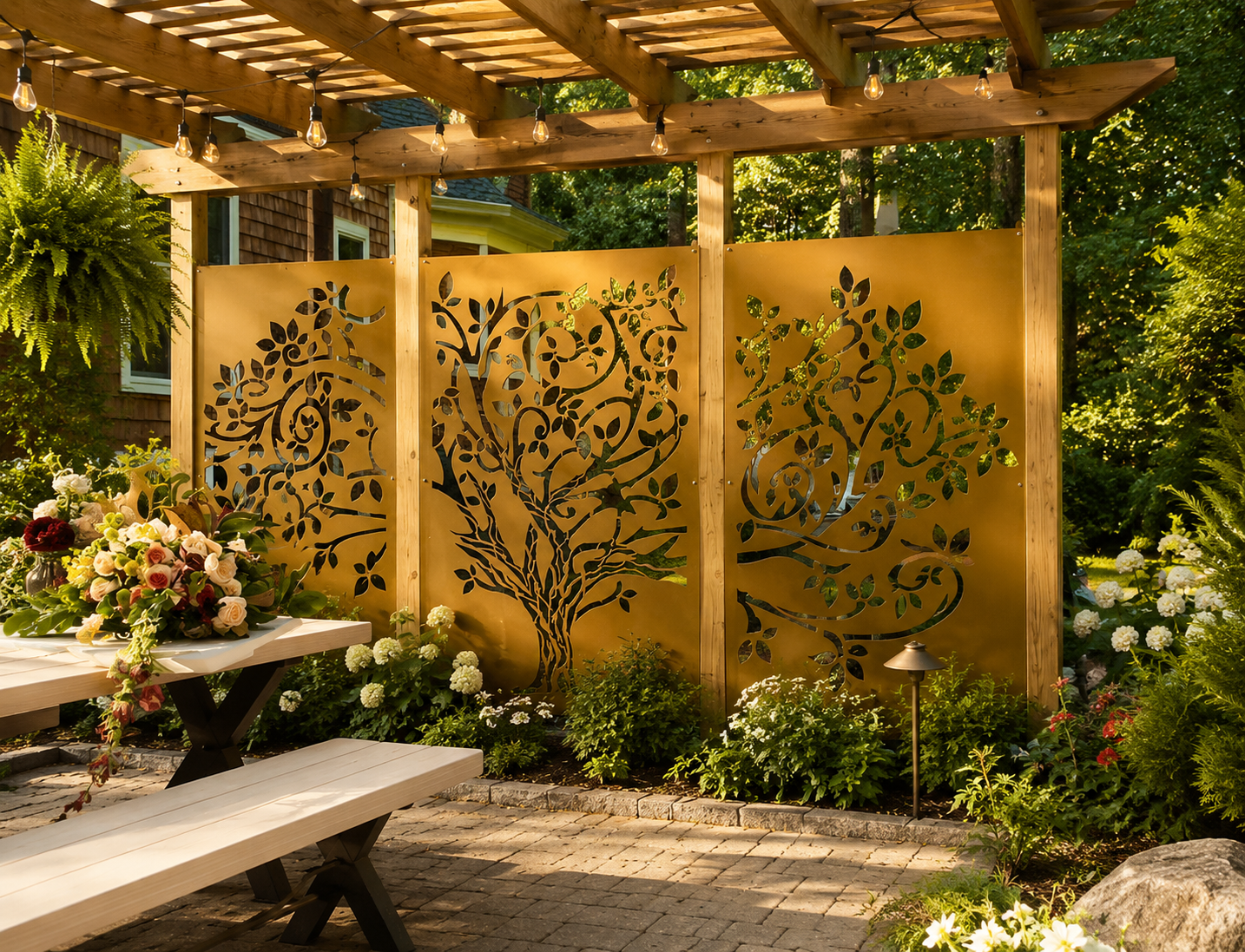 WISPY TREE 3 PANEL SET
