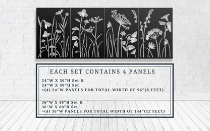 WILDFLOWER MULT-PANEL SET